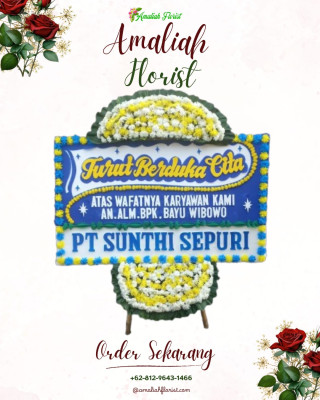 Papan Bunga Duka di Rejowinangun Selatan