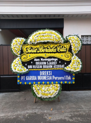 Papan Bunga Duka di Rejowinangun Selatan