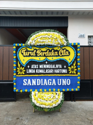 Papan Bunga Duka di Rejowinangun Selatan